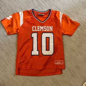 Retro Clemson Tigers football jersey orange